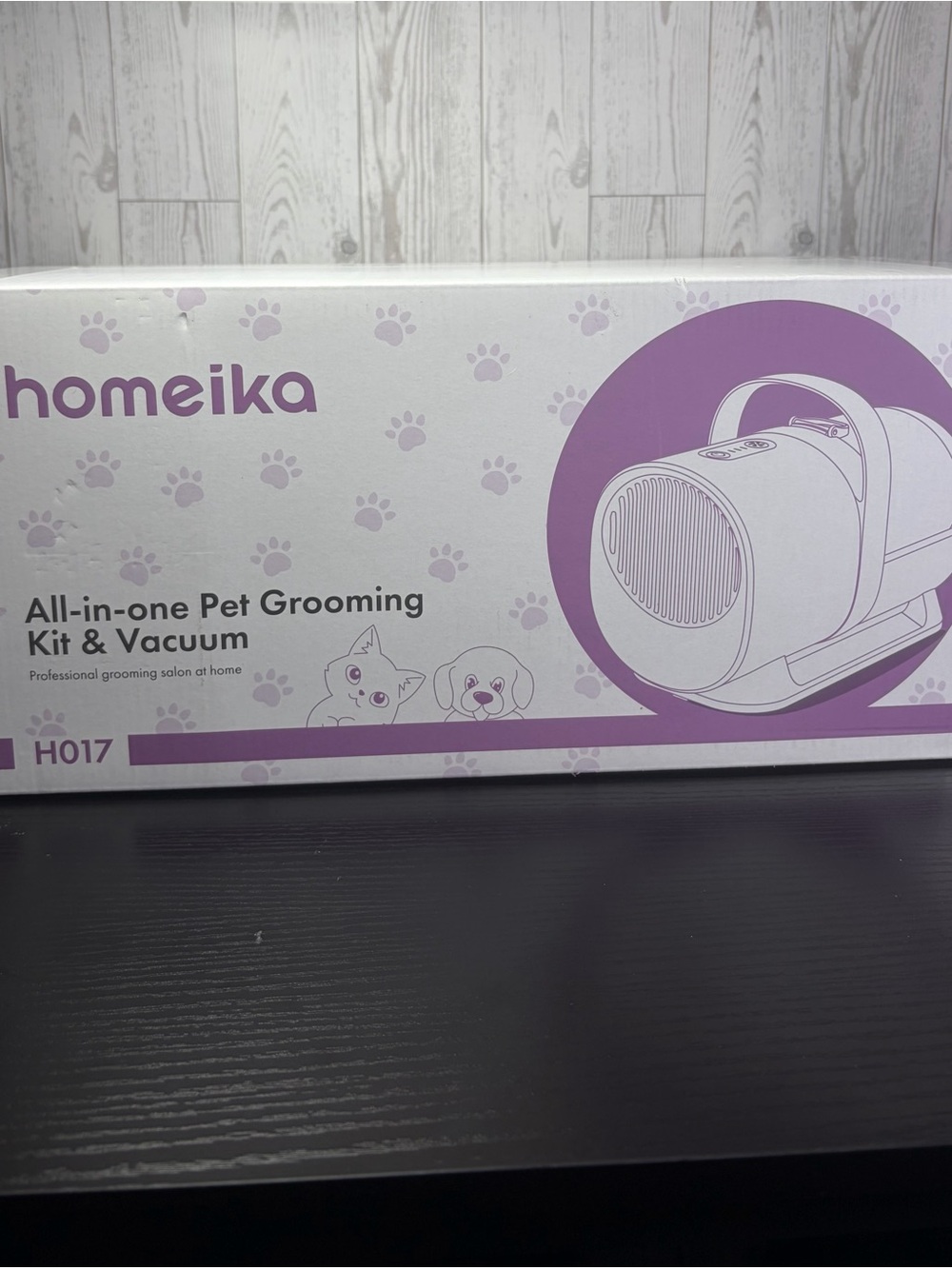 Homeika All-in-One Pet Grooming Kit & Vacuum - Pink